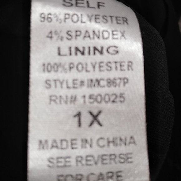 Black and white striped pants - Picture 5 of 6